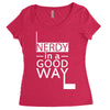 nerdy in a good way 2 Women's Triblend Scoop T-shirt