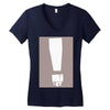 exclamation box Women's V-Neck T-Shirt