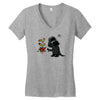 darth socks Women's V-Neck T-Shirt