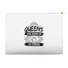Queens Are Born In October Accessory Pouches