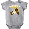 monday needs me Baby Bodysuit