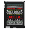 santa only comes once a year grandad is always here to cheer iPad 3 and 4 Case