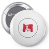 please red Pin-back button