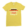 i never dreamed i'd grow up to be a super cute scorpio but here i am k Ladies Fitted T-Shirt