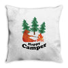 Happy Camper Throw Pillow