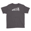 dj evolution funny music mixing djing disk jockey turntable Youth Tee