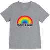 Peace &amp; Love V-Neck Tee