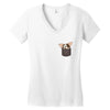 Cute Women's V-Neck T-Shirt