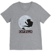 Catzilla V-Neck Tee