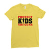 Protect Kids Not Guns Ladies Fitted T-Shirt