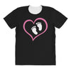 Baby Girl with Heart Any Name Customized All Over Women's T-shirt