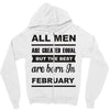all men are created equal february Zipper Hoodie