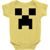 creeper face Baby Onesie