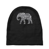 elephant filled pattern cool Baby Beanies