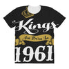 kings are born in 1961 All Over Women's T-shirt