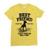 Best Friend Doberman Ladies Fitted T-Shirt
