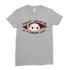 January Peeking Out Baby Boy Ladies Fitted T-Shirt