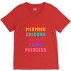 i am a mermaid unicorn kitten fairy princess V-Neck Tee