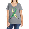 Humboldt Ribbon Ladies Curvy T-Shirt
