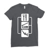 v2 eat sleep scuba dive Ladies Fitted T-Shirt