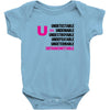 U=U Undetectable = Untransmittable Baby Onesie