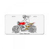 custom motorcycle License Plate