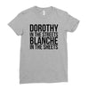 dorothy in the street blanche in the sheets Ladies Fitted T-Shirt