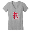 S red Women's V-Neck T-Shirt