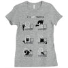 procatstination Ladies Fitted T-Shirt