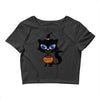 witch cat Crop Top