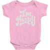 i'm happy Baby Onesie