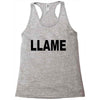 llame Racerback Tank