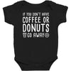 coffee or donuts Baby Bodysuit