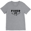 Broke It - Fixed It V-Neck Tee