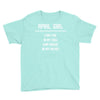 April Girl Youth Tee