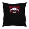 mustang, ideal gift or birthday present Throw Pillow