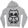 owl Zipper Hoodie