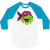 raph   tmnt facemelt 3/4 Sleeve Shirt