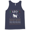 leo christmas ugly sweater Tank Top