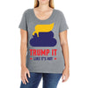 trump it like its hot Ladies Curvy T-Shirt