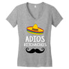 adios Bitchachos Women's V-Neck T-Shirt