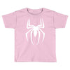 spiderman white logo Toddler T-shirt