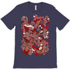 rood en wit T-Shirt