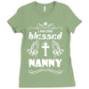 I Am One Blessed Nanny Ladies Fitted T-Shirt