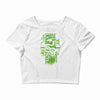 snake crest Crop Top