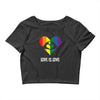 Love is Love Heart Crop Top