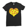 pizza lover Ladies Fitted T-Shirt