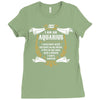 I Am An Aquarius Ladies Fitted T-Shirt