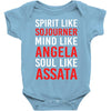 spirit, mind, soul pt Baby Bodysuit