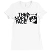 nope Ladies Fitted T-Shirt